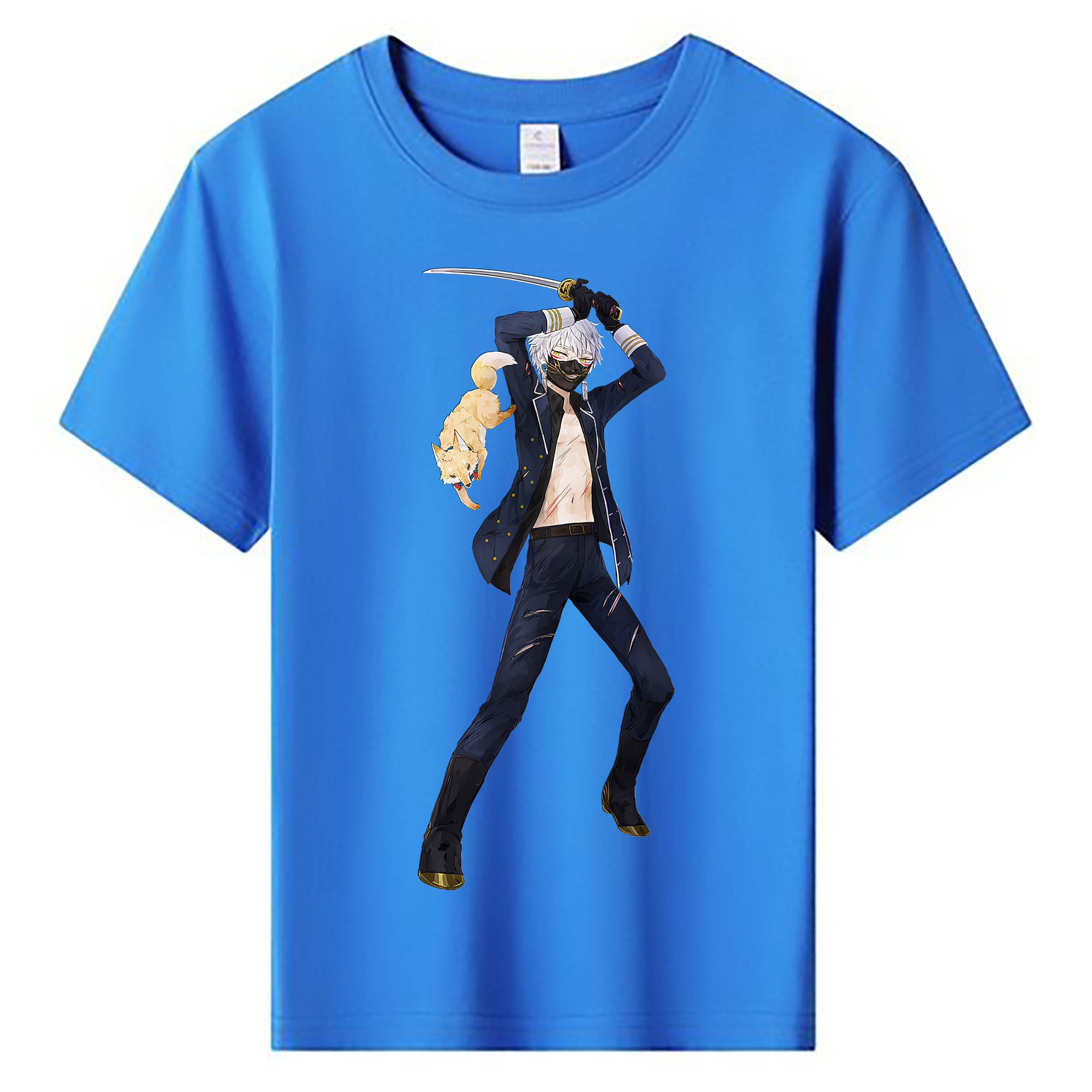 （画像用） 刀剣乱舞 Touken Ranbu 綿100％キッズTシャツ（フロントプリント）